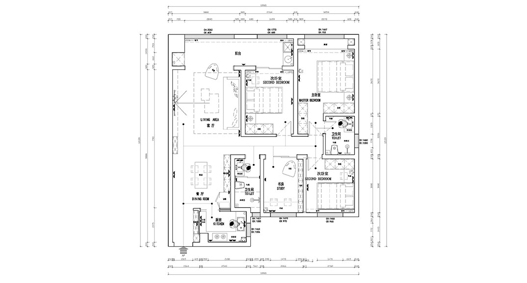 君悦府南区140㎡四室两厅户型图.jpg